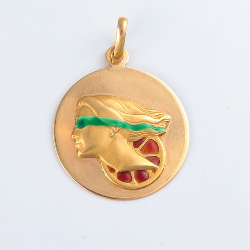 Pendentif Pendentif émaillé Femme 58 Facettes JE167