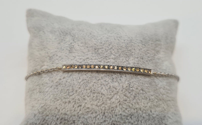 Bracelet Bracelet en Or blanc, diamants 58 Facettes