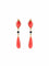 Boucles d'oreilles Boucles d'oreilles corail et saphir or jaune 58 Facettes