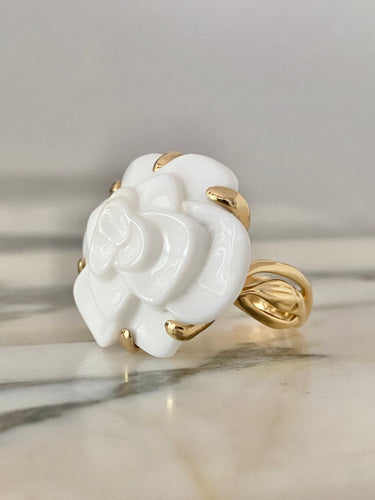 Bague 58 Chanel - Bague "Camélia", moyen modèle 58 Facettes