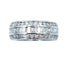 Bague Bague or blanc, diamants 58 Facettes