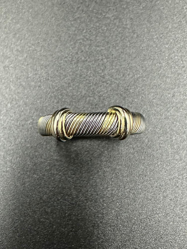 Bague CARTIER - Bague Trinity Acier Or 58 Facettes