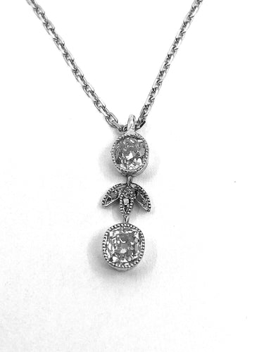 Pendentif Pendentif Or blanc Diamants 58 Facettes AB245