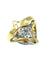 Bague Bague Vintage Or Jaune & Diamants 58 Facettes