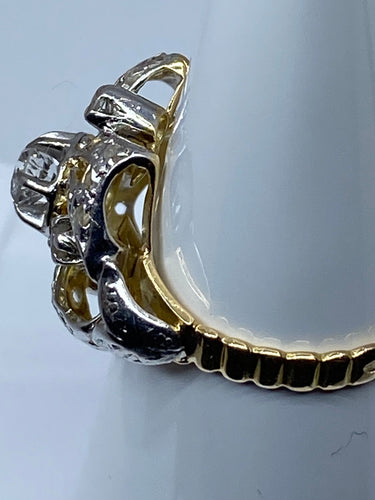 Bague Bague style Napoléon lll , Diamants 58 Facettes