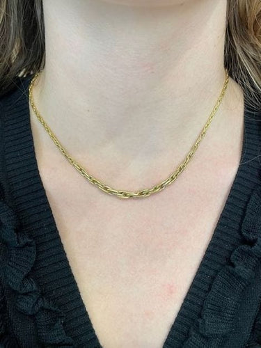 Collier COLLIER MAILLE PALMIER CHUTE 58 Facettes 050691