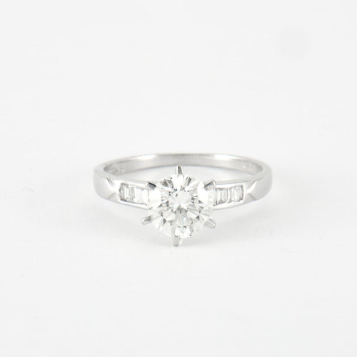 Bague 55 Bague en Or Blanc & diamants 58 Facettes