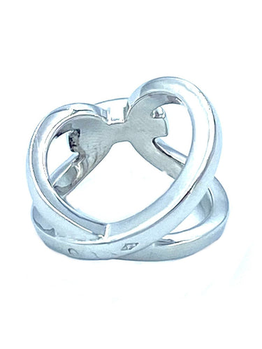 Bague HERMÈS. Bague Ever Chaîne d’ancre argent 58 Facettes