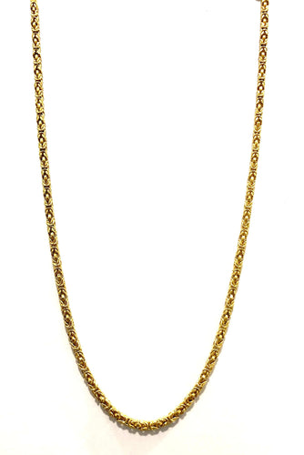 Collier Collier chaine maille royale en Or jaune 58 Facettes