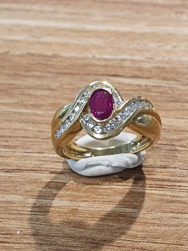 Bague Bague Or Rubis et Diamants 58 Facettes 20400000319/U