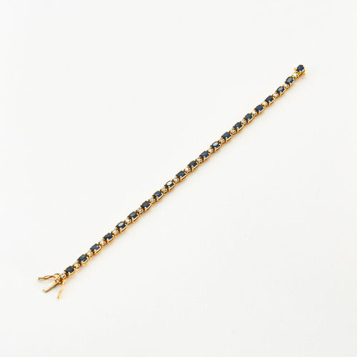 Bracelet Bracelet ligne Saphirs Diamants 58 Facettes 230499