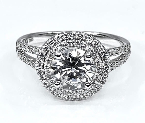 Bague 50 Bague diamant 0,97 carat couleur E 58 Facettes AB256