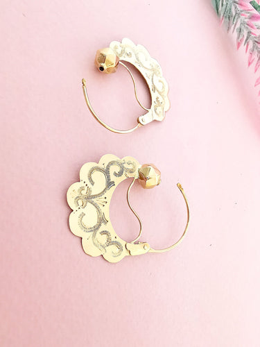 Boucles d'oreilles Boucles d'oreilles créoles Style Savoyarde 58 Facettes AA 1590