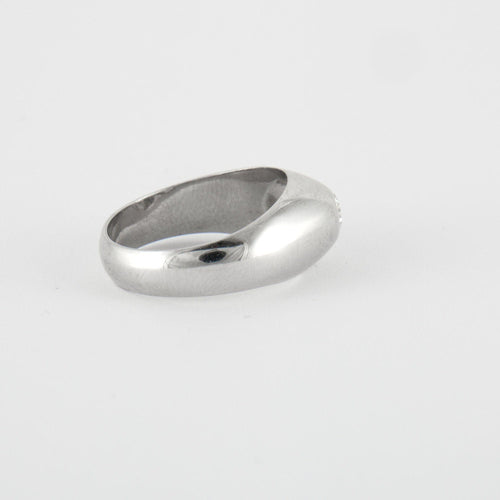 Bague 51 Bague jonc anglais or blanc diamant 58 Facettes