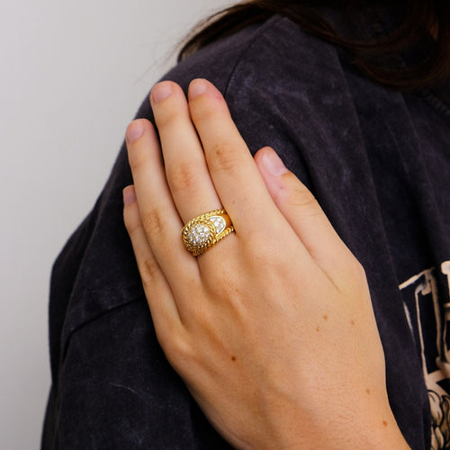 Bague 52.5 Bague Corde Diamant 58 Facettes 2.206