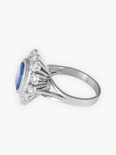 Bague Bague Marguerite Saphir et Diamants 58 Facettes HS2859