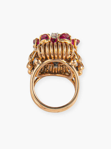 Bague 50 Bague Rubis et Diamants 58 Facettes