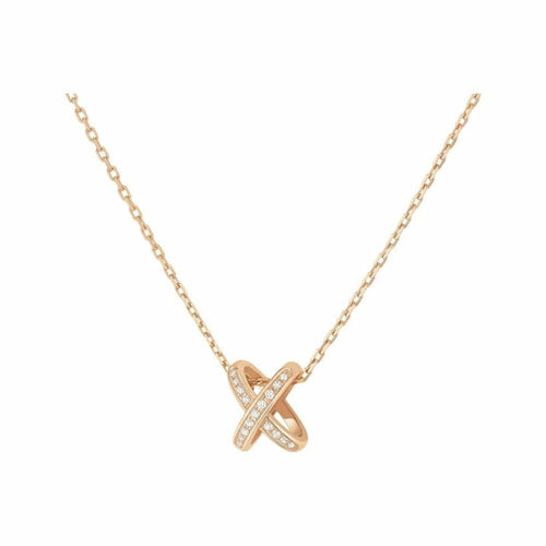 Collier CHAUMET - Collier Liens or rose 58 Facettes 082216