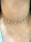 Collier Collier choker or jaune et oxydes de zirconium 58 Facettes