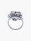 Bague Bague Fleur Or Blanc Pavage Diamants 58 Facettes