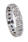 Bague Alliance or blanc, diamants 58 Facettes 064141