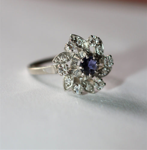 Bague Bague Fleur Tourbillon Diamants 58 Facettes