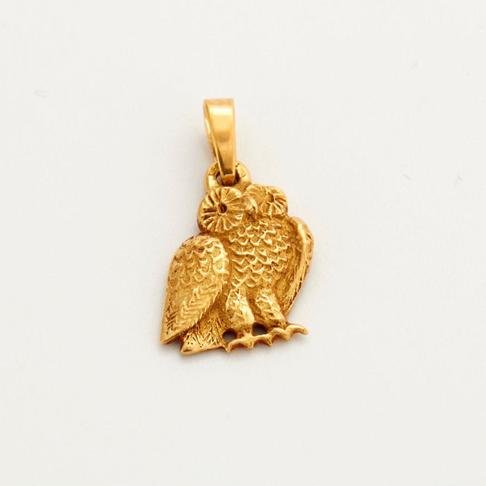 Pendentif Pendentif hibou or jaune 58 Facettes