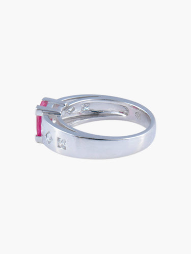 Bague 52 Bague Rubis et Diamants 58 Facettes