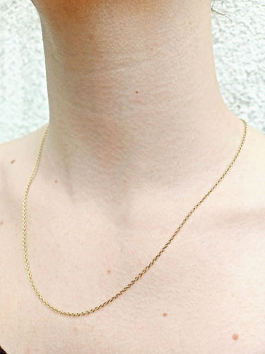 Collier Chaine en or maille forçat 58 Facettes 2923/1