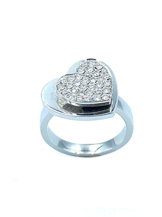 Bague 54 PIAGET - Bague or blanc 18K et diamants 58 Facettes