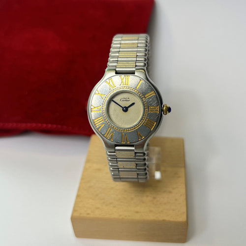 Montre Cartier - montre Must 21 quartz 58 Facettes 20400000497