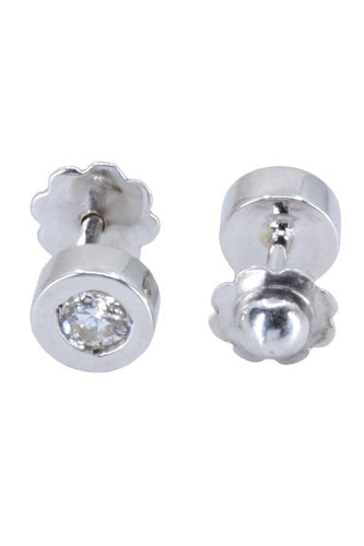 Boucles d'oreilles BOUCLES D'OREILLE CLOUS DIAMANTS 0.18 CARAT 58 Facettes 057721