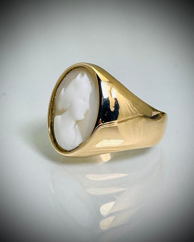 Bague 51 Chevalière Camée 58 Facettes