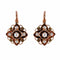 Boucles d'oreilles Boucles d’oreilles anciennes perles fines 58 Facettes