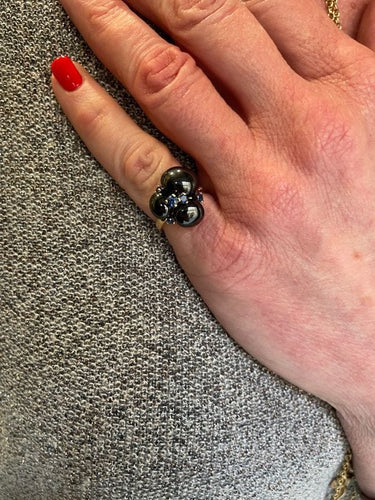 Bague 50 BAGUE POMELLATO CAPRI SAPHIR 58 Facettes 080581