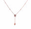 Collier Collier Or rose Diamants 58 Facettes