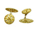 Boutons de manchette Boutons de manchette Art Nouveau or jaune 58 Facettes
