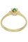 Bague 53 BAGUE FLEUR ÉMERAUDE ET DIAMANTS 58 Facettes 055411