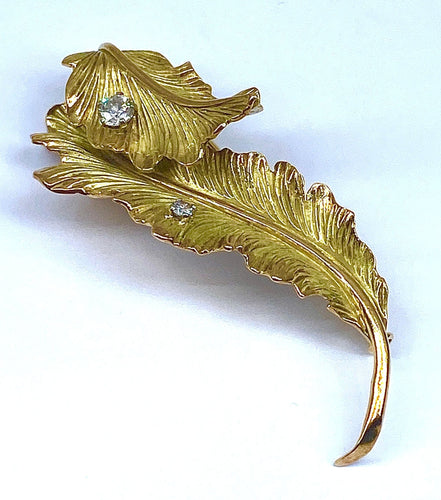 Broche Broche Or jaune Diamant 58 Facettes AB270