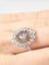Bague 54 Bague Platine Or Diamants 58 Facettes