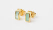 Boucles d'oreilles CLOZEAU - Boucles d'oreilles Or Résine verte 58 Facettes clozeau