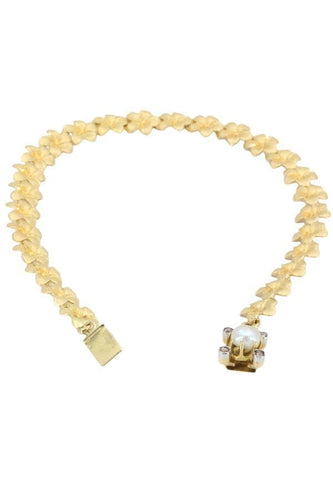 Bracelet BRACELET ANCIEN PERLE ET DIAMANTS 58 Facettes 046671