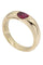 Bague 57 BAGUE MODERNE JONC RUBIS 58 Facettes 058921