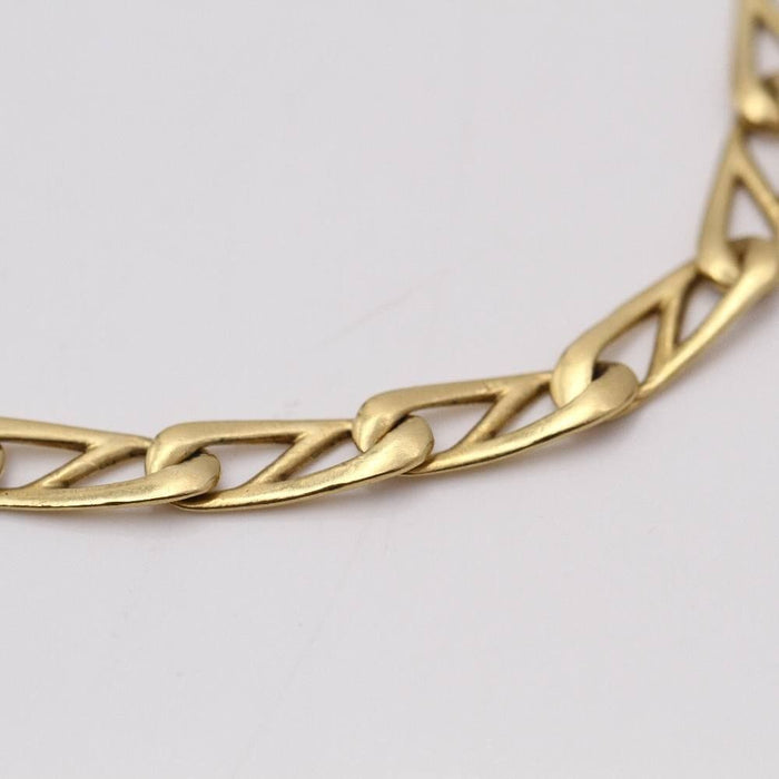 Bracelet Bracelet à maillons allongés en or 18 carats 58 Facettes E359818C