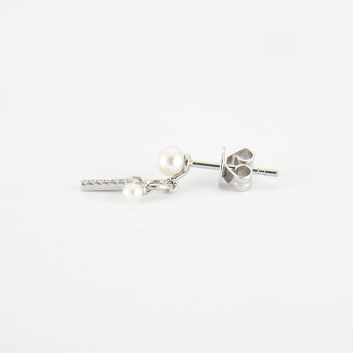 Boucles d'oreilles Boucles d'oreilles diamants & perle 58 Facettes