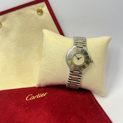 Montre Cartier - montre Must 21 quartz 58 Facettes 20400000497