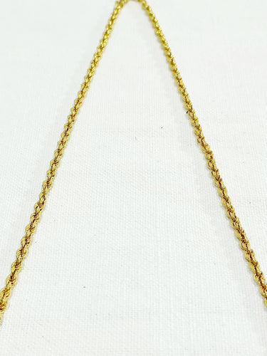 Collier Chaine En Or Torsadé 58 Facettes 3105/1