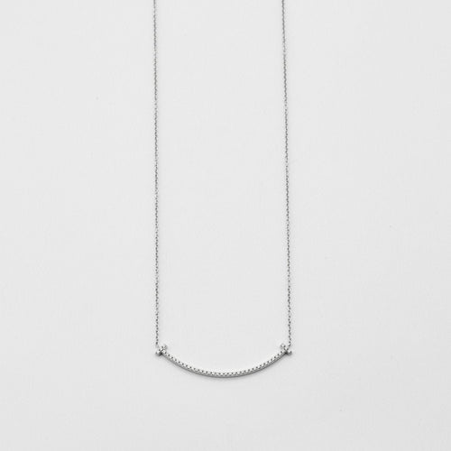 Collier TIFFANY & CO- Collier T SMILE Diamants 58 Facettes