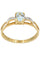Bague BAGUE MODERNE AIGUE-MARINE ET DIAMANTS 58 Facettes 054141