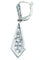Boucles d'oreilles Boucles d’oreilles Art Déco platine et diamants 58 Facettes